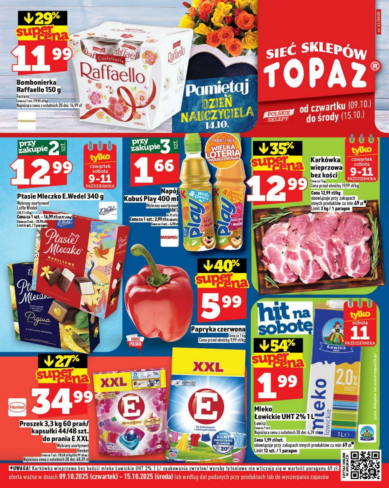 Gazetka Topaz 09.10.2025 - 15.10.2025