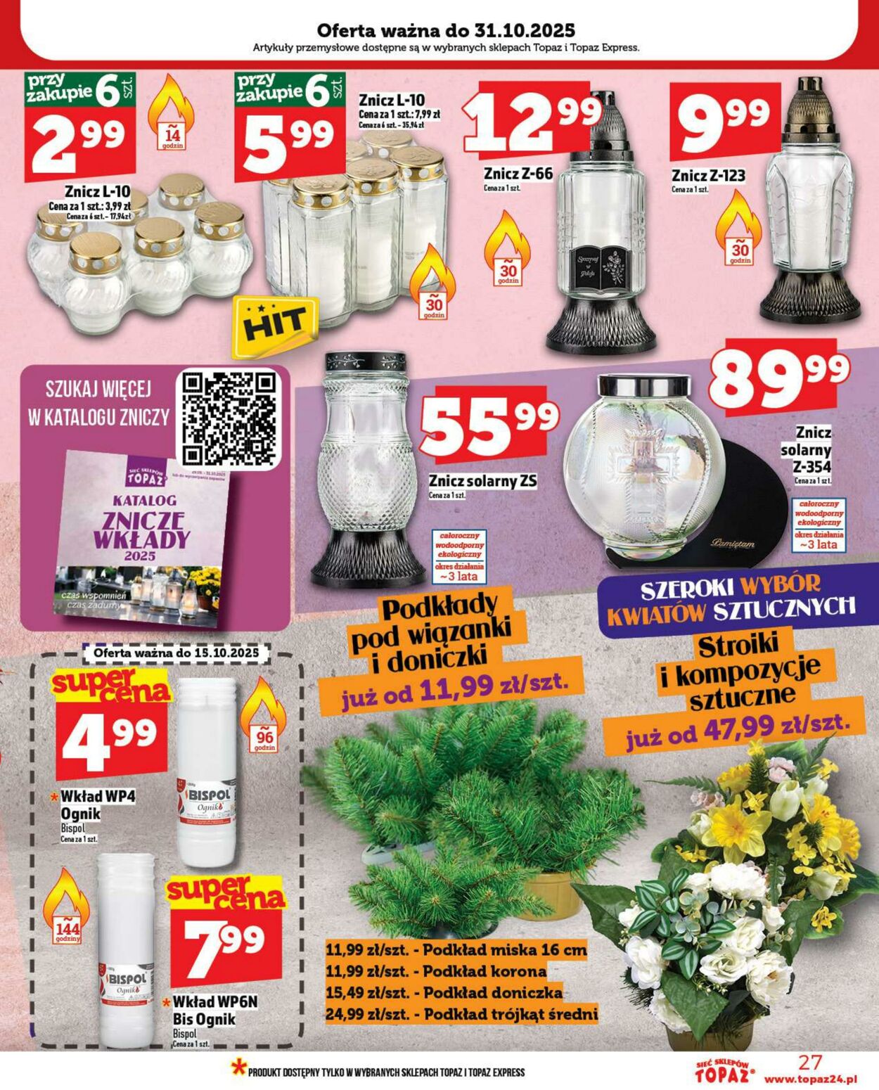 Gazetka Topaz 09.10.2025 - 15.10.2025