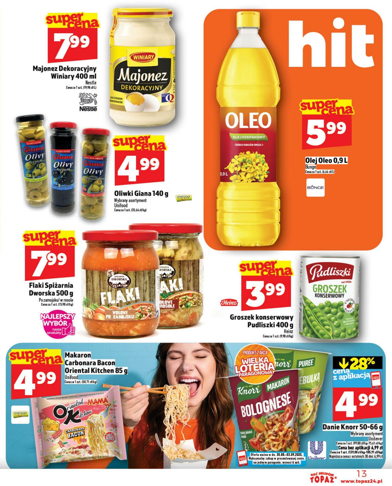 Gazetka Topaz 30.08.2025 - 03.09.2025