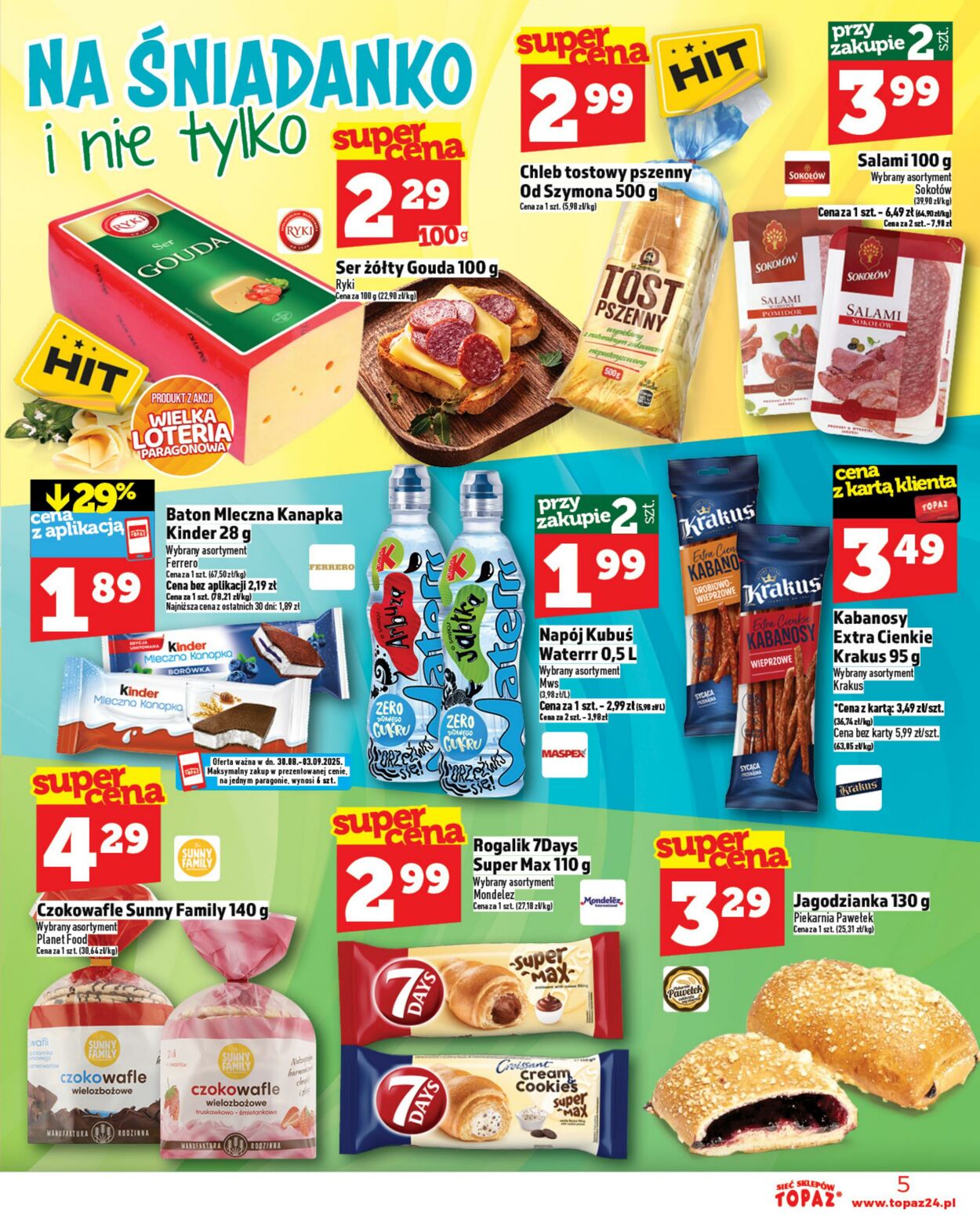 Gazetka Topaz 30.08.2025 - 03.09.2025