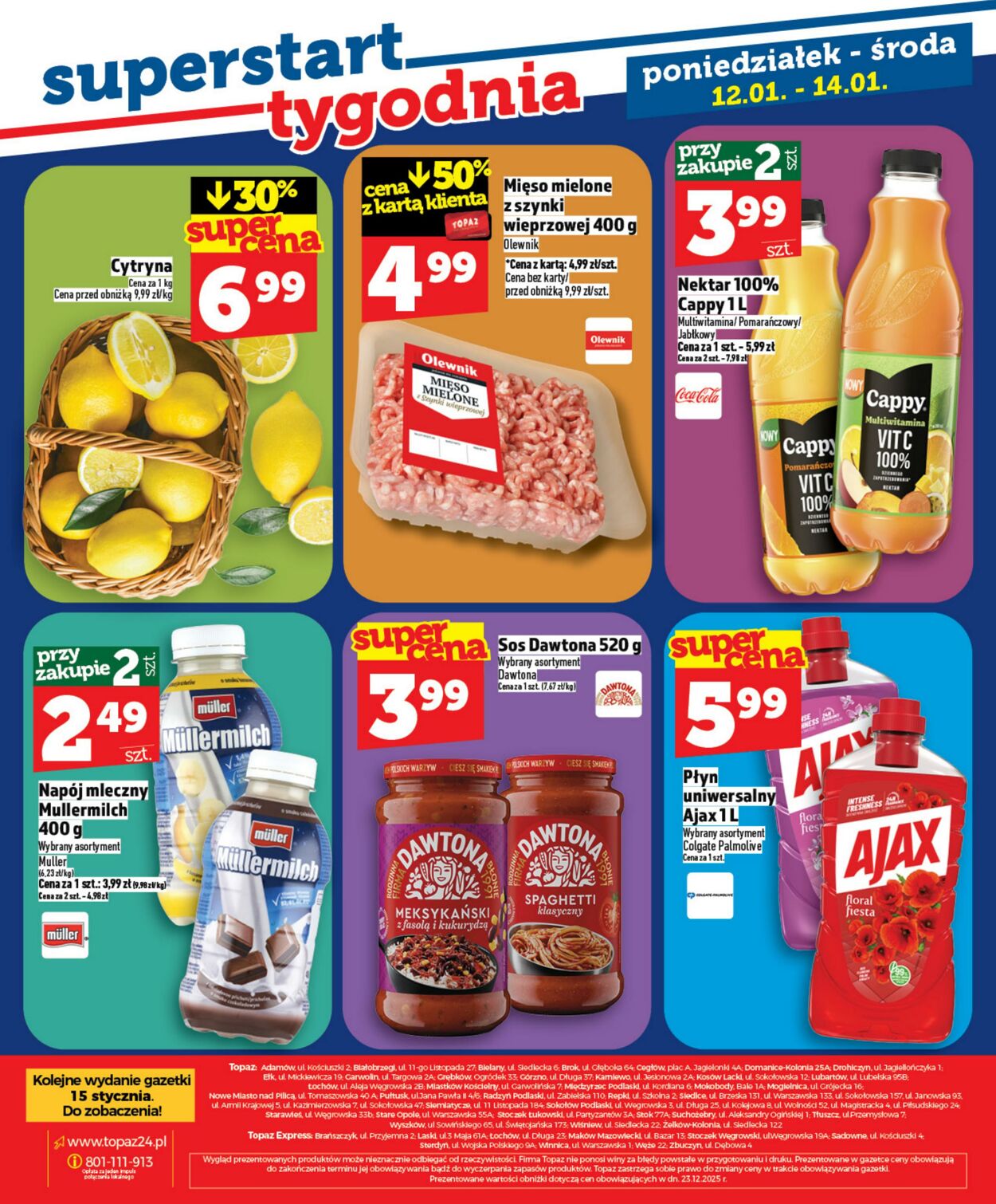 Gazetka Topaz 08.01.2026 - 14.01.2026