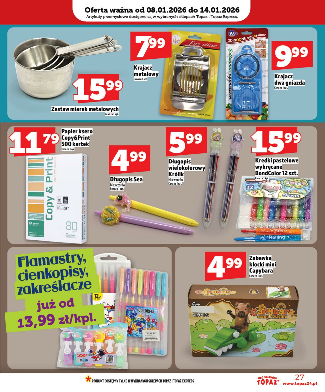 Gazetka Topaz 08.01.2026 - 14.01.2026