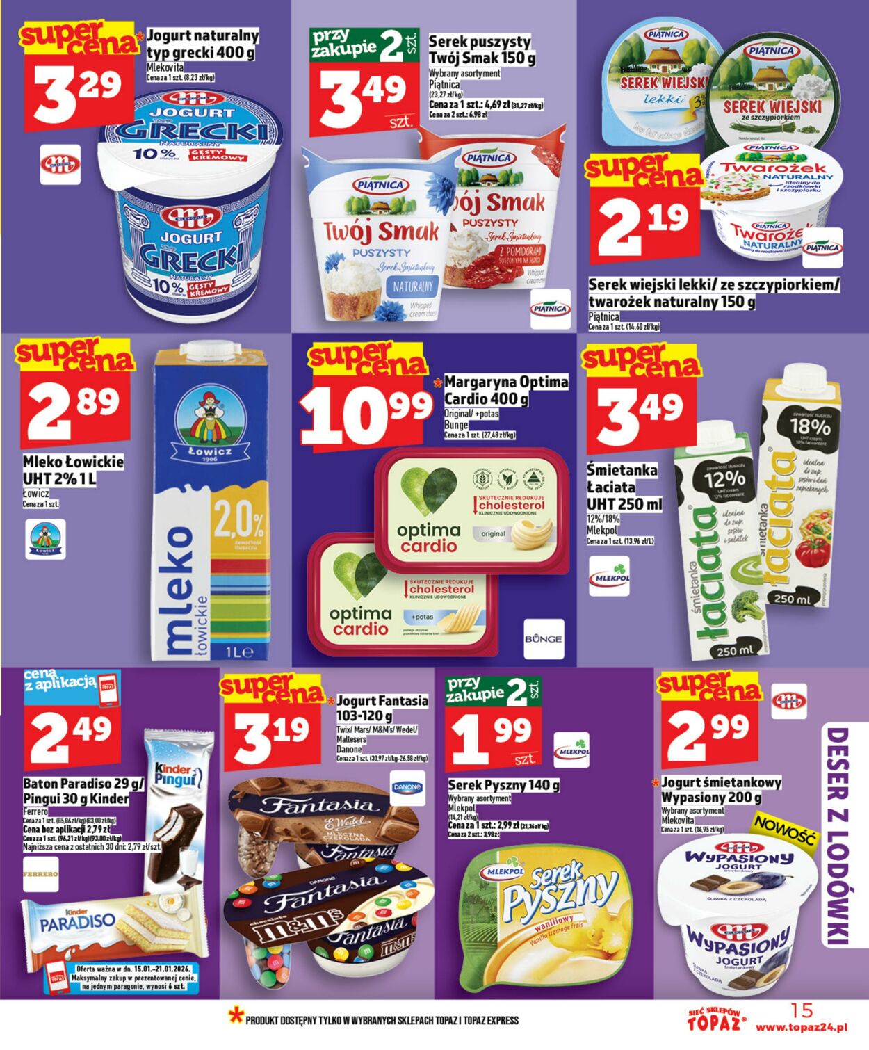 Gazetka Topaz 15.01.2026 - 21.01.2026