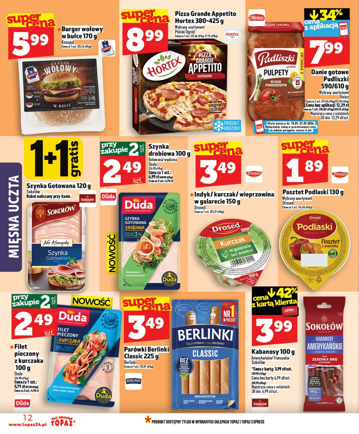 Gazetka Topaz 15.01.2026 - 21.01.2026