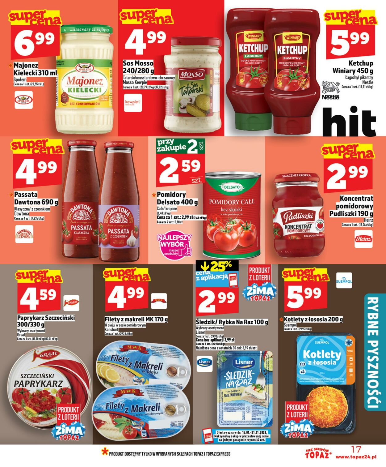 Gazetka Topaz 15.01.2026 - 21.01.2026