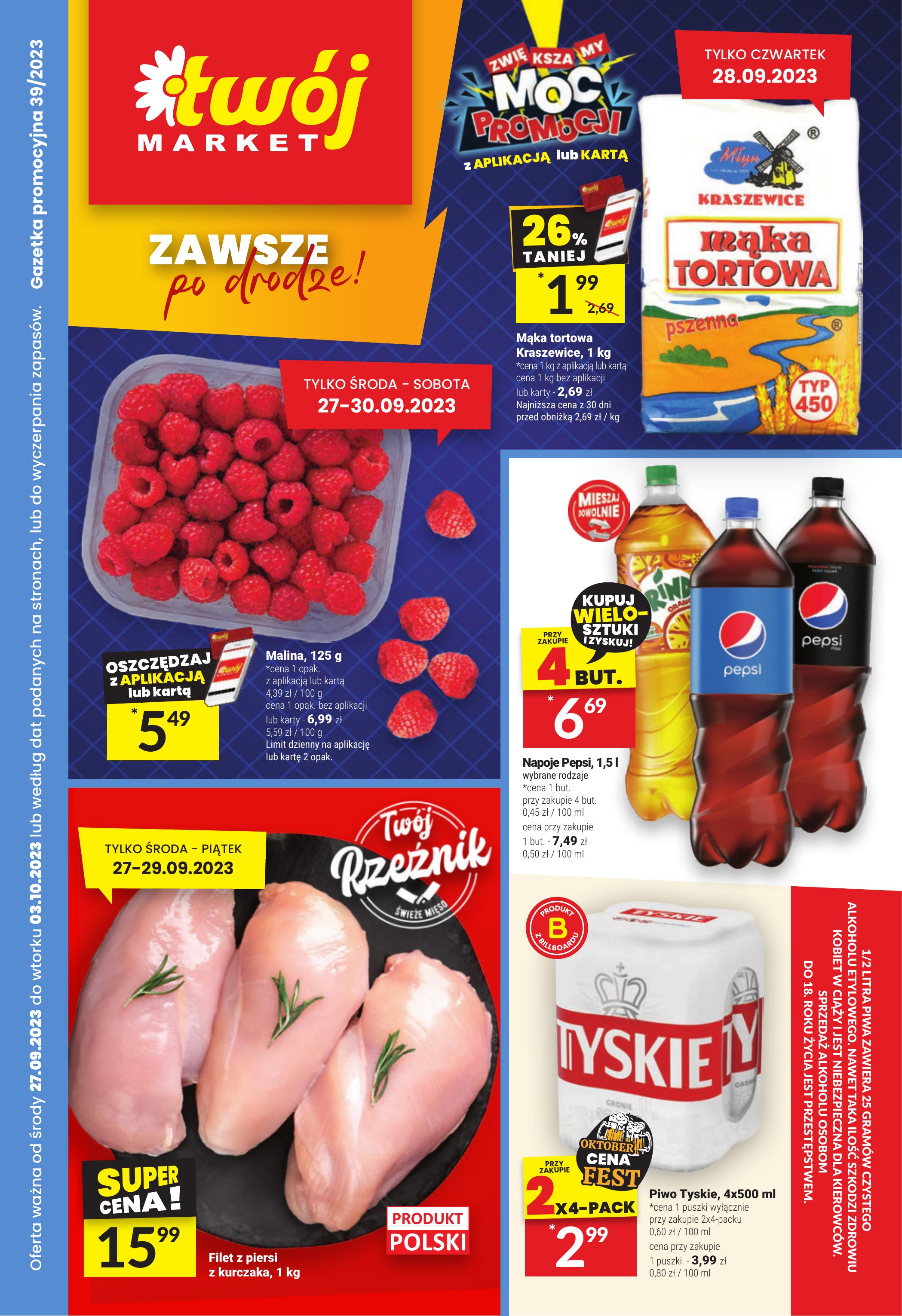 Gazetka Twój Market 27.09.2023 - 03.10.2023