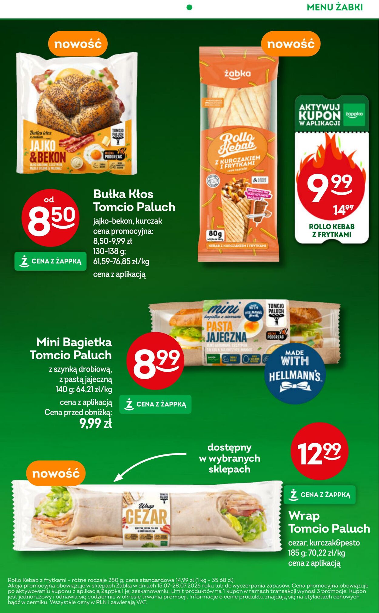 Gazetka Żabka 15.07.2026 - 28.07.2026