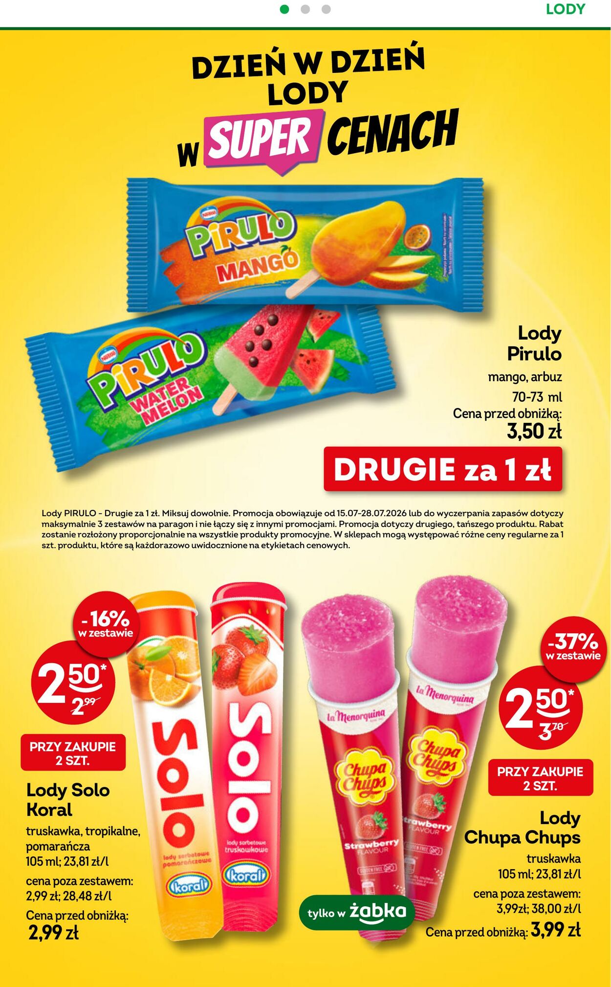 Gazetka Żabka 15.07.2026 - 28.07.2026