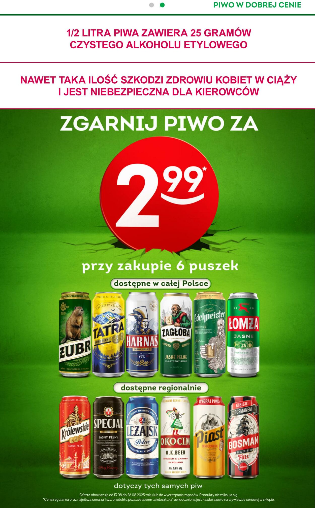 Gazetka Żabka 13.08.2025 - 26.08.2025