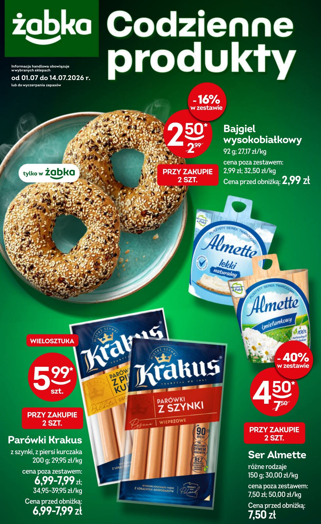 Gazetka Żabka 01.07.2026 - 14.07.2026