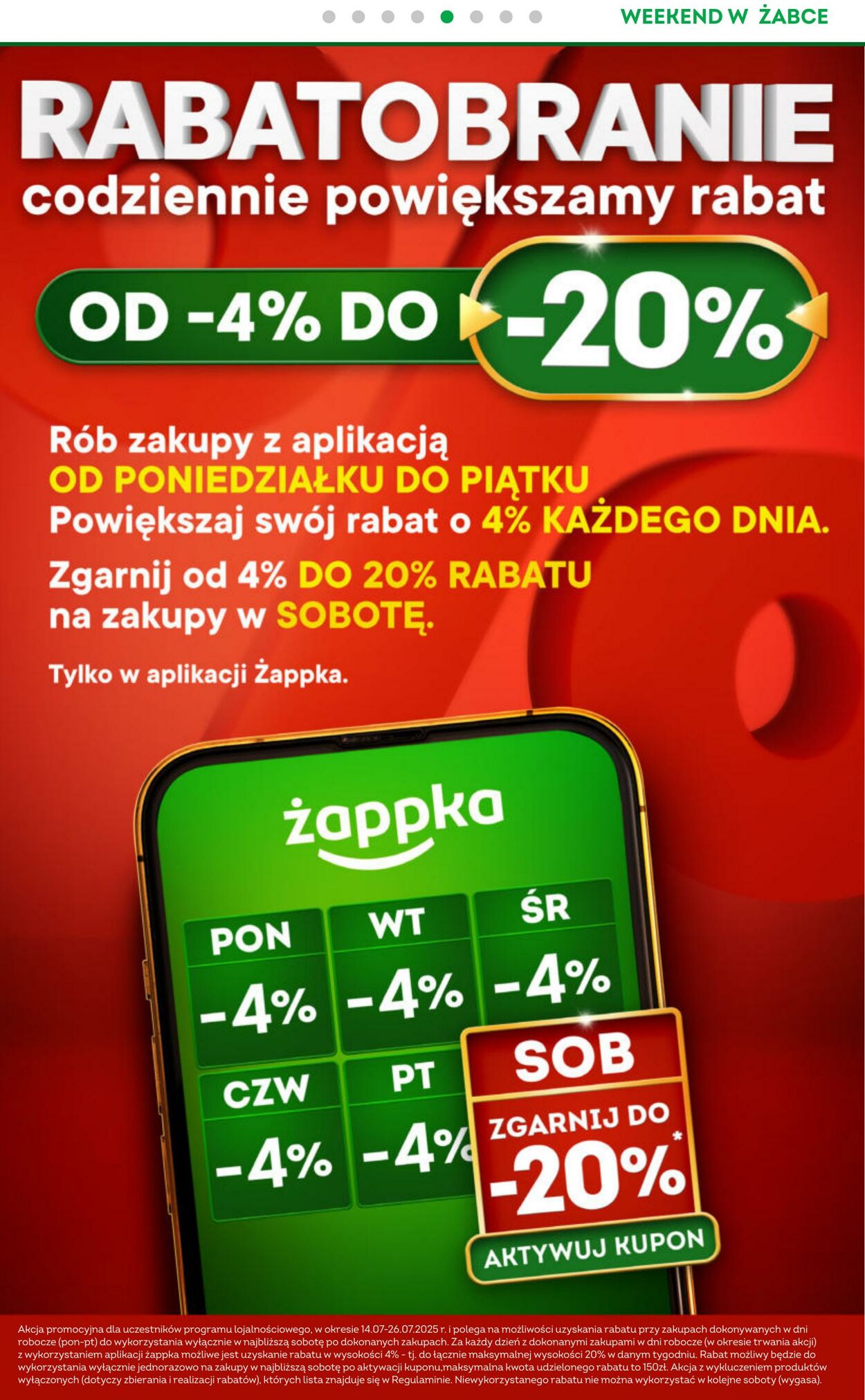 Gazetka Żabka 18.07.2025 - 20.07.2025