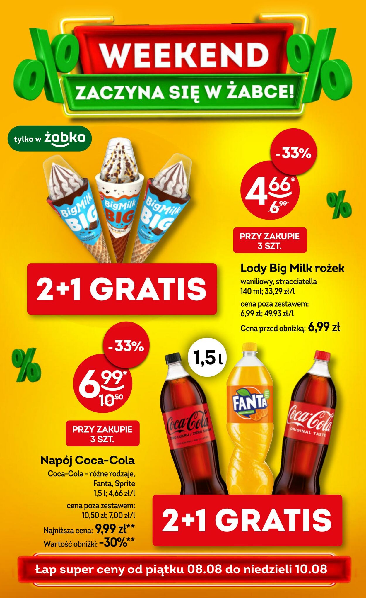 Gazetka Żabka 08.08.2025 - 10.08.2025
