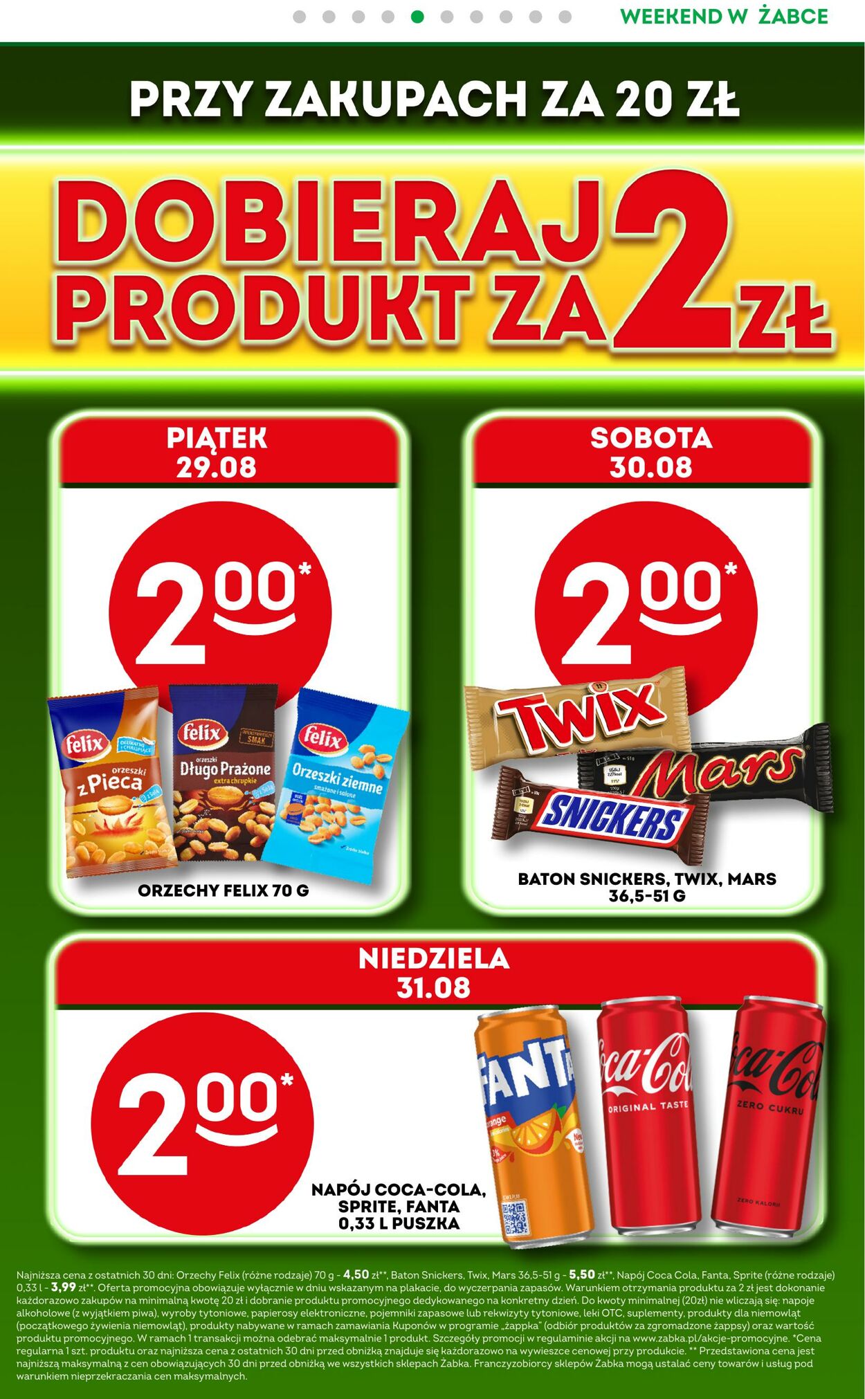 Gazetka Żabka 29.08.2025 - 31.08.2025