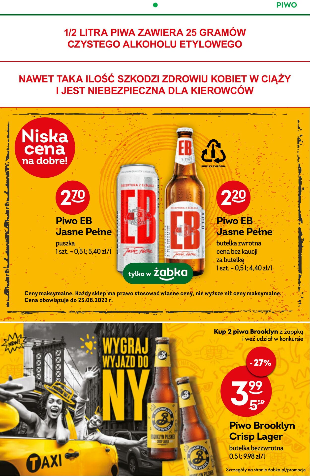 Gazetka Żabka 03.08.2022 - 16.08.2022