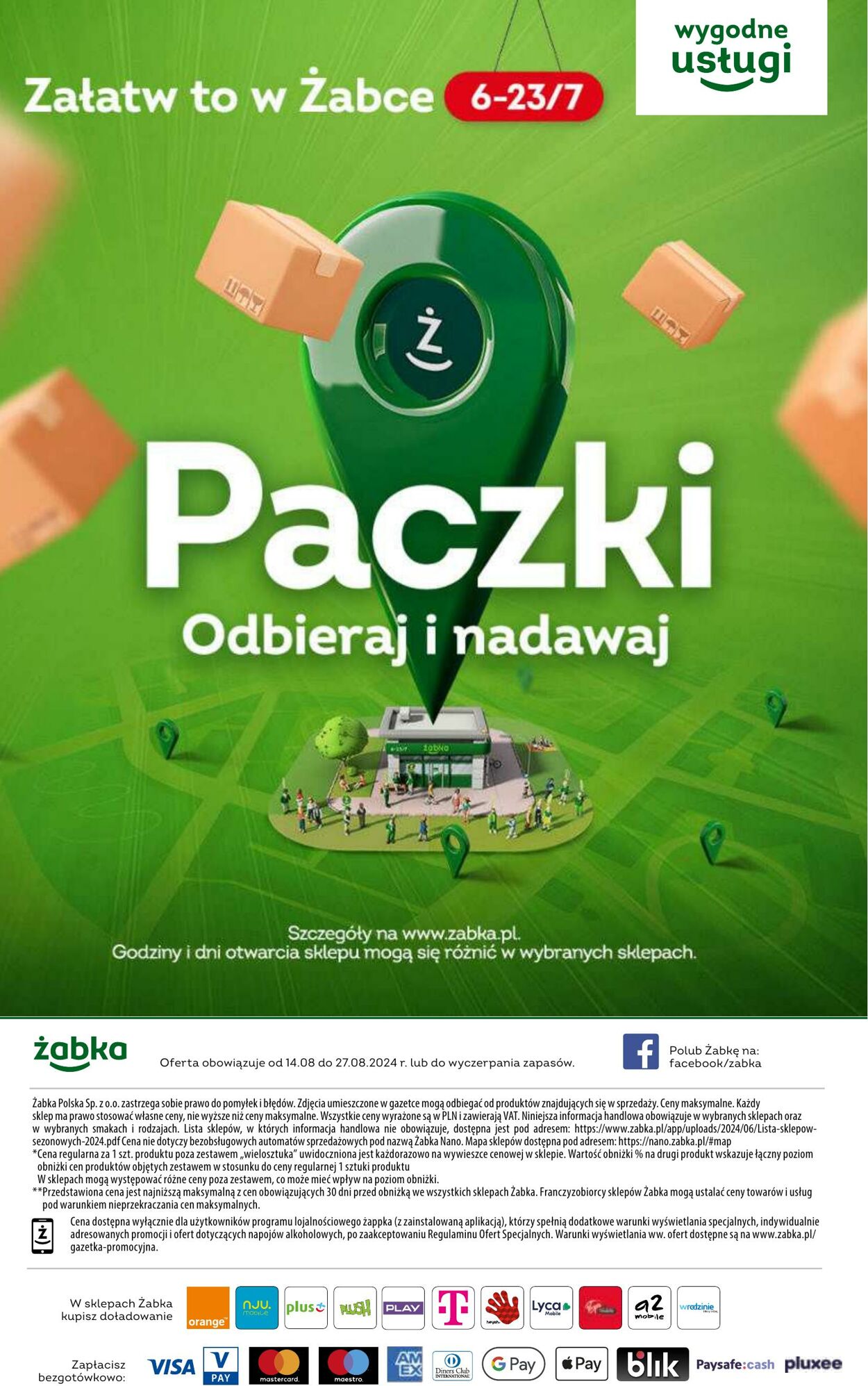 Gazetka Żabka 14.08.2024 - 27.08.2024