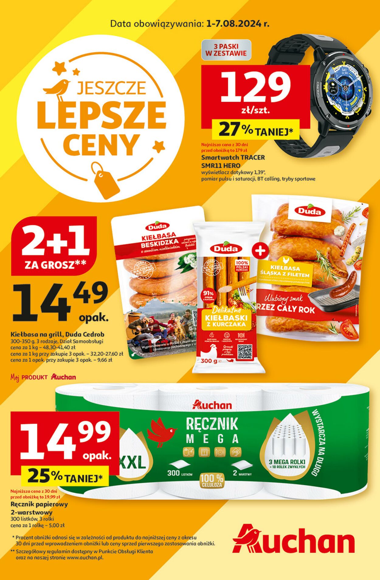 Gazetka Auchan Gazetka 1 sie, 2024 - 7 sie, 2024